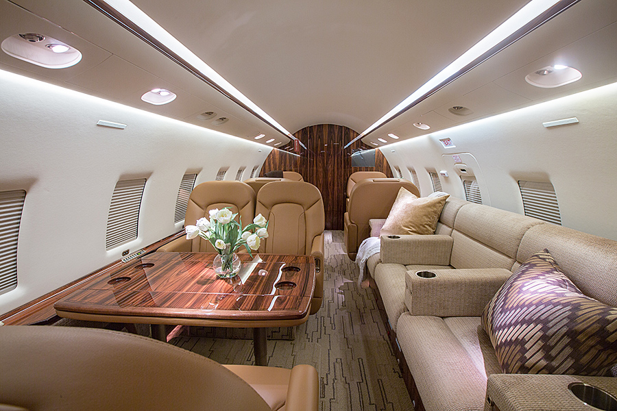 cabina Bombardier Challenger 604